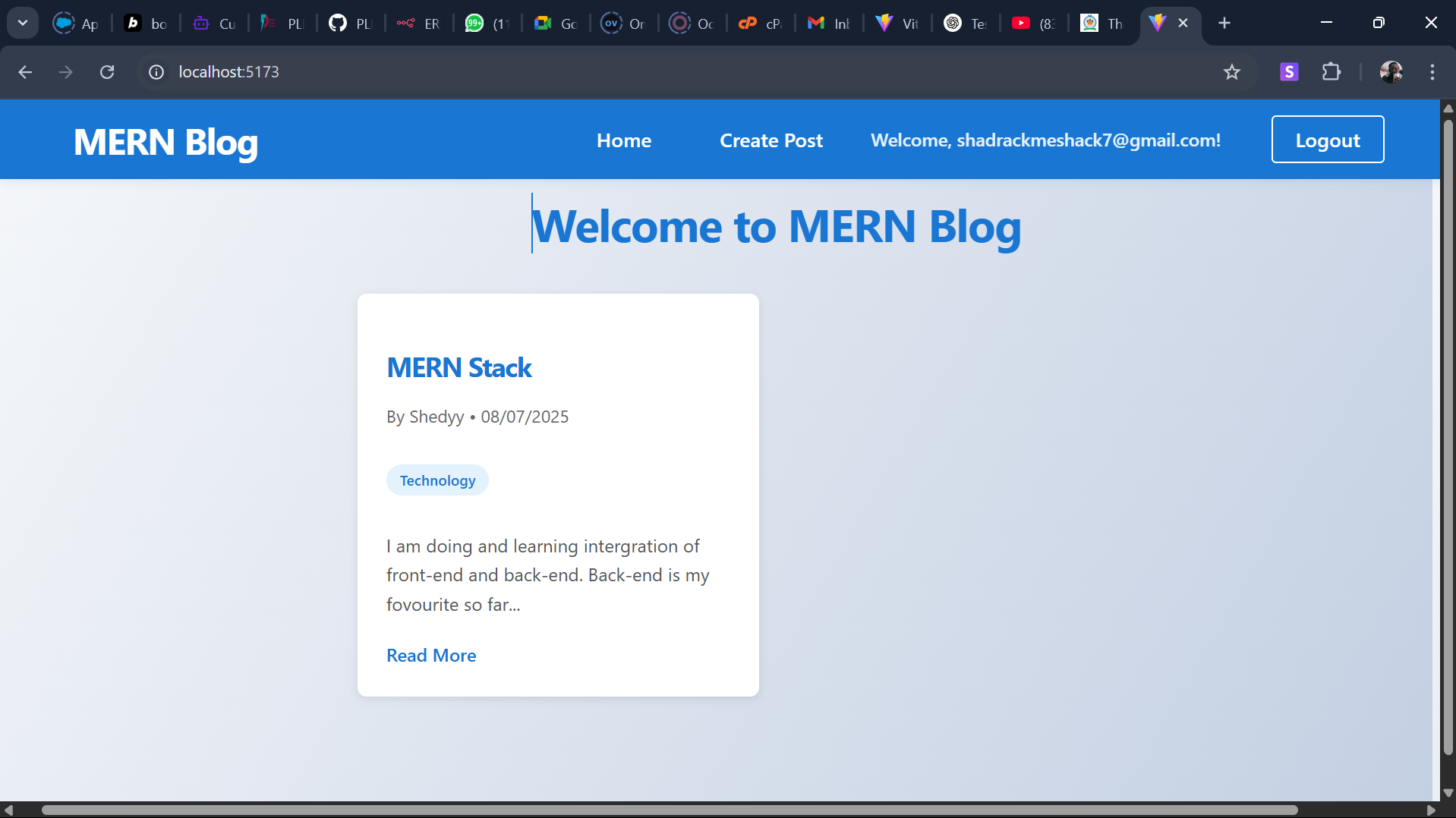 MERN Blog